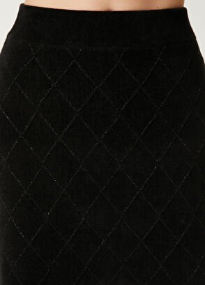 Beymen Club Siyah Mini Triko Etek - 4