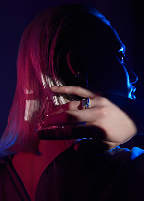 Mishka Simple Edge Köşeli 925 Ayar Gümüş Unisex Yüzük - 6