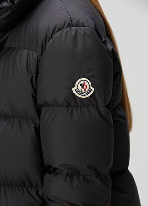 Mauzun Siyah Puffer Mont - Görsel 7