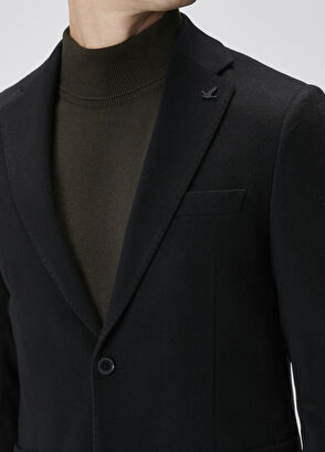Beymen Club Premium Black Cashmere Jacket - 6