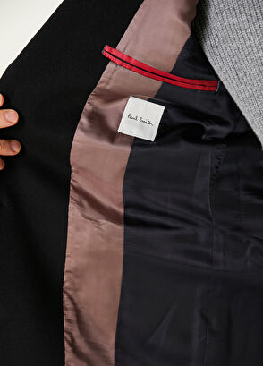 Paul Smith Siyah Yün Palto - 6