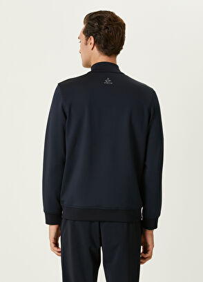 Beymen Club Navy Blue Logo Sweatshirt - 5