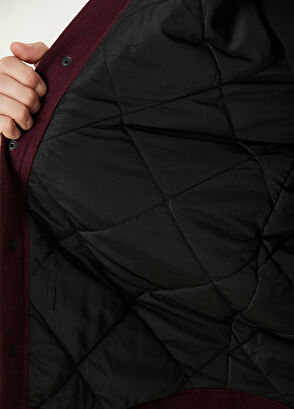 Beymen Club Burgundy Hooded Wool Cachet Overshirt - 8