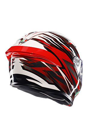 Agv K6 S Reeval White Red Grey Kapalı Unisex Kask - 7