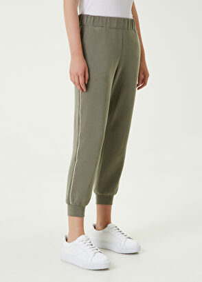 Beymen Club Haki Biyeli Dar Paça Eşofman Altı - 3