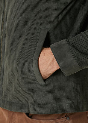 Beymen Club Khaki Suede Jacket - 7