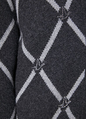 Beymen Club Anthracite Diamond Cardigan - 8
