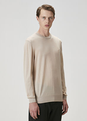 Beymen Club Camel Basic Wool Sweater - 4