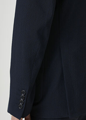 Beymen Club Drop 6 Lacivert Gofreli Takım Elbise - 9