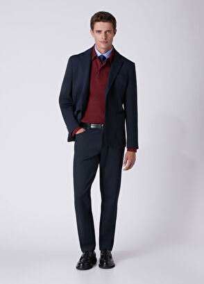 Beymen Club Lacivert Örme Blazer - 3
