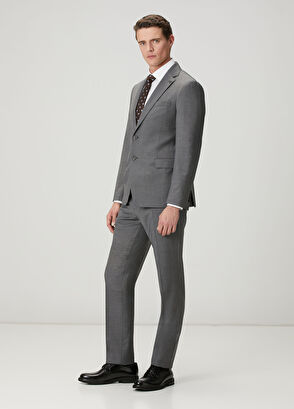 Beymen Club Anthracite Wool Blend Suit - 5