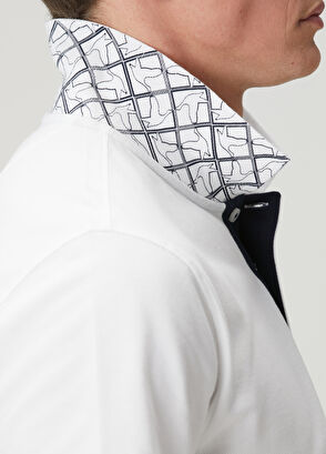 Beymen Club Comfort Fit Beyaz Polo Yaka T-shirt - 7