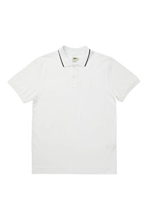 Beymen Club Slim Fit Beyaz Polo Yaka Pike T-shirt - 8