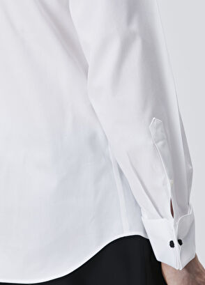 Beymen Collection White Tuxedo Shirt - 8