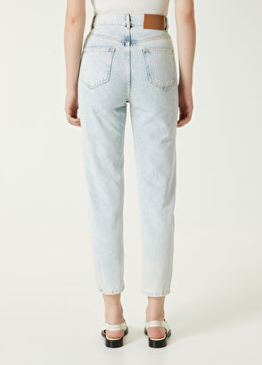 Beymen Club Açık Mavi Slim Mom Jean Pantolon - 5