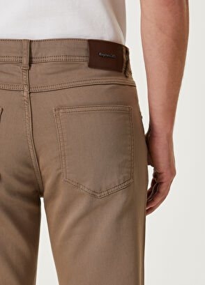 Beymen Club Slim Fit Mink Extra Stretch Non Denim Pants - 5