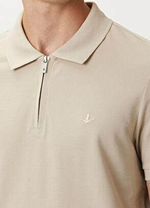 Beymen Club Stone Polo Zippered T-Shirt - 5
