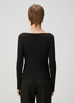 Beymen Club Siyah Uzun Kol Basic T-shirt - 5