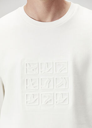Beymen Club Beyaz Kaz Baskılı Sweatshirt - 6