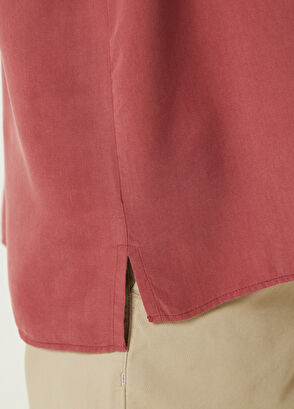 Beymen Club Vişne Kısa Kollu Gömlek - 8