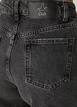 Beymen Club Antrasit Basic Denim Şort - 6