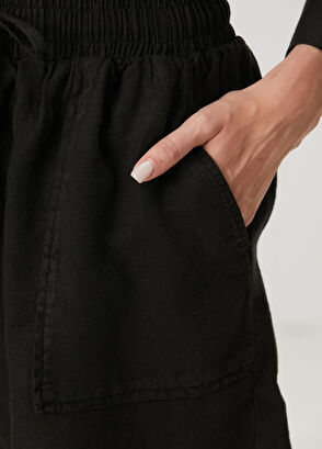 Beymen Club Siyah Keten Şort - 6