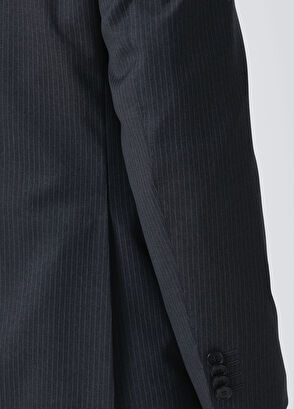 Drop 4 Füme Çizgili Yün Takım Elbise - Görsel 10