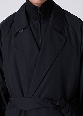 Beymen Club Black Detachable Vest Double-Breasted Top Coat - 6
