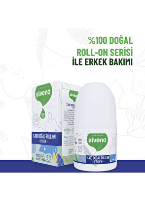 Siveno Natural Whitening Deodorant Herbal Vegan Men's Roll On 50 ml - 8