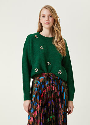 Beymen Club Yeşil Taş Detaylı Kazak - 4