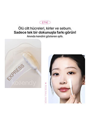 Mamonde Flora Glow Rose Ball Mask Doku Yenileyici ve Işıltı Verici Top Yüz Maskesi 3.5 ml - 7