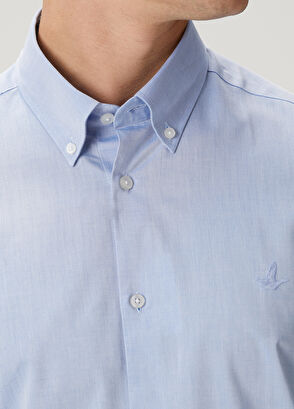 Beymen Club Comfort Fit Blue Shirt - 5