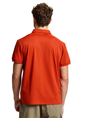 Slam Tech Pique Kırmızı Polo Yaka Kısa Kollu Erkek T-Shirt - 6