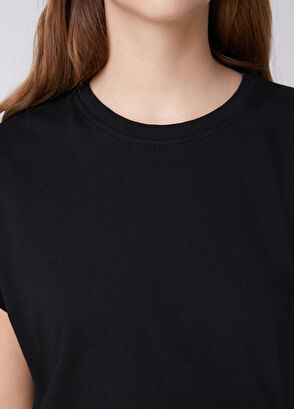 Beymen Club Black Brooch Detailed T-Shirt - 8