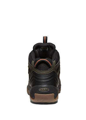 Keen Headout Black Olive Fossil Orange Waterproof Men's Hiking Boots - 5