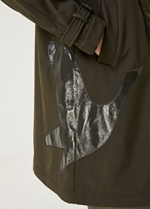 Beymen Club Khaki Hooded Coat - 5