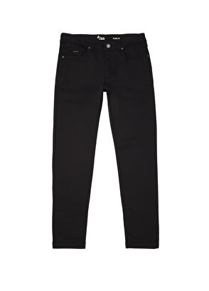 Beymen Club Slim Fit Black Extra Stretch Non Denim Pants - 6