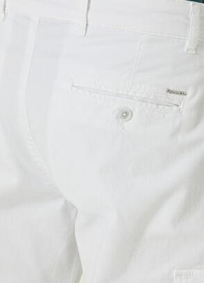 Beymen Club Beyaz Dar Paça Kargo Pantolon - 5