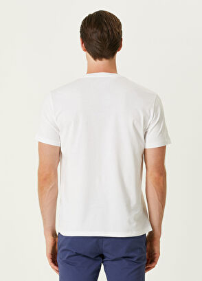 Polo Ralph Lauren Beyaz Logo Detaylı Pijama Üstü - 4