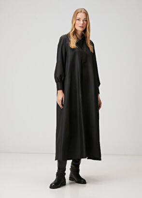 Beymen Club Black Maxi Dress - 4