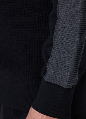 Beymen Club Black Anthracite Knit Detailed Sweater - 8