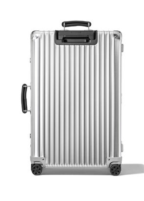 Classic Check-In Medium Silver Bavul - Görsel 6