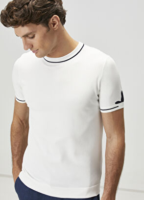 Beymen Club Off-White Short-Sleeved Sweater - 7