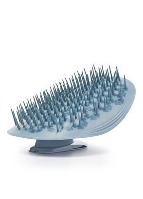 Manta Hair Mirror Blue White Gold Hair Brush - 4