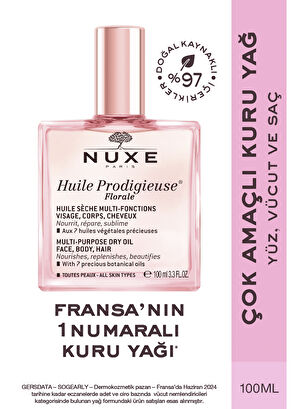 Nuxe HP Floral Dry Oil 50 ml + Very Rose Cleansing Water 100 ml + Very Rose Lip Balm 15 gr - 4