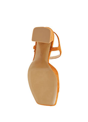 George Hogg Taba Kadın Süet Sandalet - 5