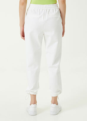 Beymen Club Kırık Beyaz Stoper Paça Jogger Pantolon - 7