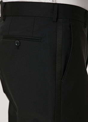Beymen Collection Black Wool Tuxedo Pants - 5