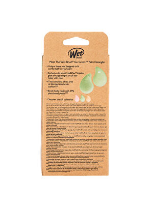 Wet Brush Go Green Palm Detangler Çay Ağacı Yağlı Saç Fırçası  - 8