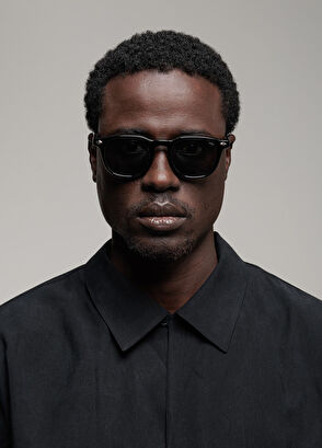 Senior Siyah Asetat Unisex Güneş Gözlüğü - Görsel 6